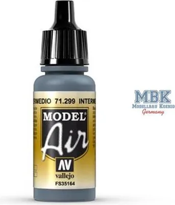 Produktbild von Vallejo 71.299, 17 ml, Blau, Matte, Flasche