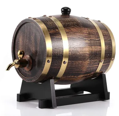 Produktbild von 3L Eichen Holz Weinfass mit Hahn