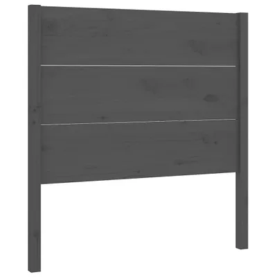 Obrázok produktu pre vidaXL Čelo postele sivé 96x4x100 cm Masívne borovicové drevo