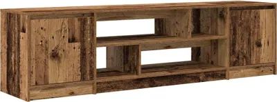 Obrázek produktu pro vidaXL TV skříňka vzhled starého dřeva 188,5x41x50 cm materiál na bázi dřeva