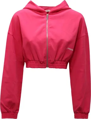 Immagine prodotto di 3081AU felpa donna HINNOMINATE woman crop full-zip sweatshirt