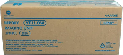 Image de Konica Minolta IUP-36Y, 55000 ppm, Jaune, Laser, Konica Minolta, Bizhub C3300i C4000i C3320i, 1 pièce