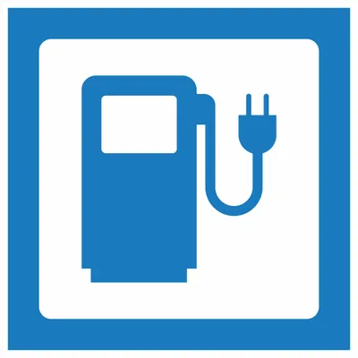 Produktbild von Elektrotankstelle 148 x 148 mm Schild/ PST-Kunststoff