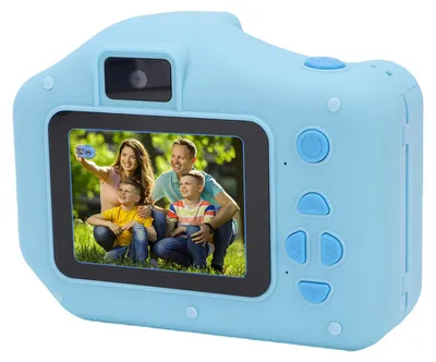 Produktbild von Sofortbildkamera für Kinder – Thermodruck, HD-Digitalkamera für Kleinkinder mit zwei Kameras (vorne und hinten), blau