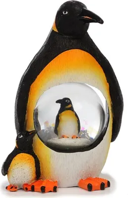 Produktbild von Glitzerkugel Pinguin, 11 cm,  Schneekugel Tier Tiere Schneekugeln Pinguine