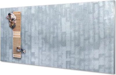 Produktbild von Glasbilder 140x70 Wandkunst Mann
