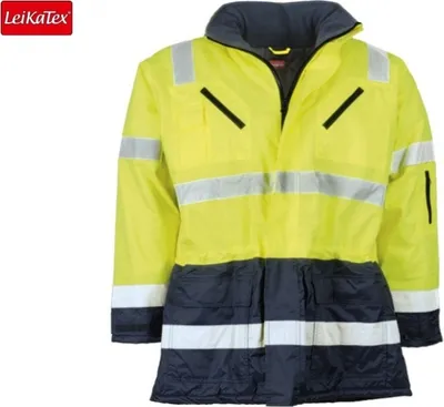 Produktbild von Warnschutz Parka Jacke EN 471 Neongelb Marine Größe XXL