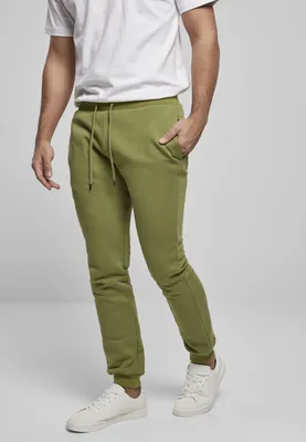 Zdjęcie produktu dla Urban Classics TB3825 | Dżinsy dresowe Organic Basic dla mężczyzn – kolor: newolive – rozmiar: S