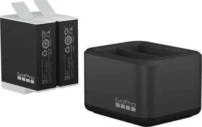 Produktbild von Dual Charger + Ersatzakku-Enduro für HERO9-11 Black