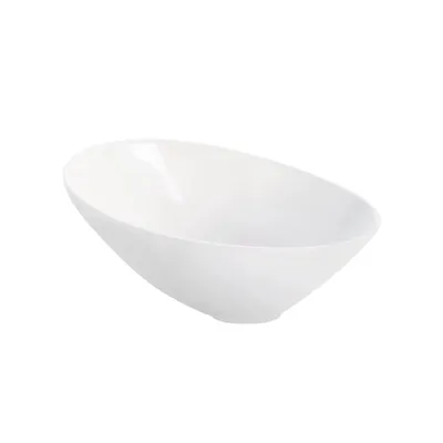 Produktbild von ASA Selection à table Schale Asymmetrisch, Fine Bone China, Warmes Weiß, L 22.5 cm, 1990013