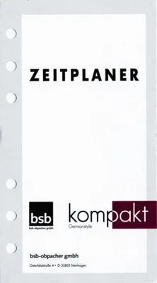 Produktbild von bsb 02-0057 Ersatzeinlage "Kompakt" - A6, komplett Set