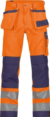 Produktbild von DASSY Warnschutzhose GLASGOW Gr. 54 PLUS  orange/blau