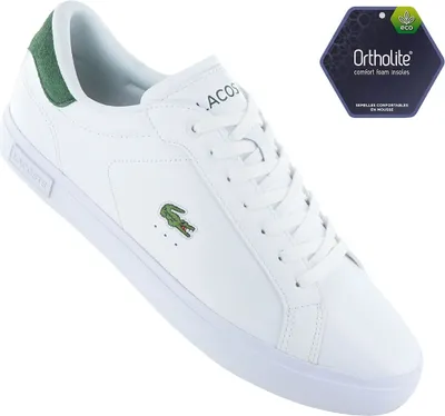 Obrázek produktu pro LACOSTE Powercourt 224 - pánské tenisky kožené bílé 748SMA00011R , EU 44,5 UK 10