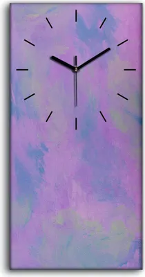 Produktbild von Wohnzimmer-Bild Leinwand Uhr Geräuschlos 30x60 Malerei Abstrakte Kunst - schwarze Hände