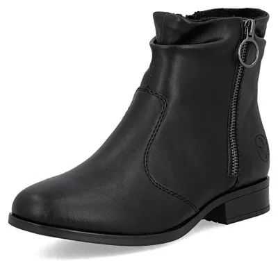 Zdjęcie produktu dla Buty Rieker z zamkiem błyskawicznym w kolorze czarnym, rozmiar 38