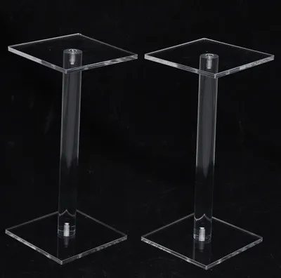 Image de support en acrylique transparent support d'exposition de bijoux tour d'exposition socle pour livres pot de fleurs