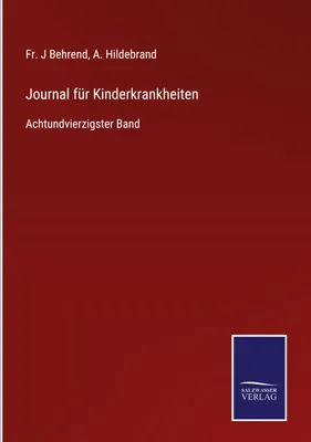 Produktbild von Journal für Kinderkrankheiten