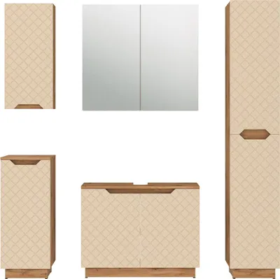 Image de Meubles bain Vicco Lotta Cachemire 5 pièces, Model 59554