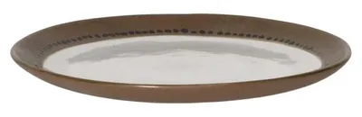 Obrázek produktu pro Servírovací talířek na dezerty Pomax, vyrobený z kameniny, vícebarevný, průměr 21 cm, výška 2 cm