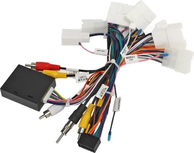 Zdjęcie produktu dla Wiązka przewodów radia samochodowego z dekoderem USB CANBUS do Camry Corolla RAV4 4Runner Tacoma Wzmacniacz SWC