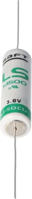 Produktbild von SAFT LS14500CNA Lithium Batterie mit axialem Drahtanschluss