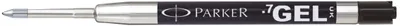 Produktbild von Parker 1950344 Quink Gelmine - M, schwarz, 1 Stück im Blister