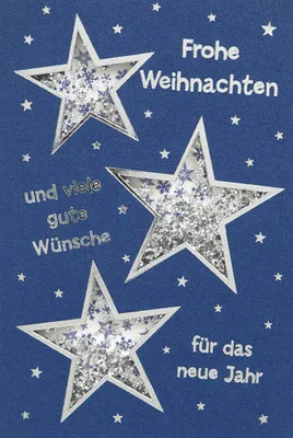 Produktbild von Weihnachten - Shake-Card - Glückwunschkarte im Format 11,5 x 17 cm