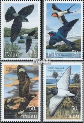 Produktbild von Briefmarken Palau-Inseln 1995 Mi 864-867 (kompl.Ausg.) postfrisch Vögel