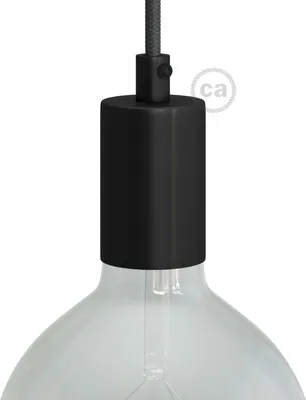 Produktbild von Creative Cables Zylindrisches Metall E27 Lampenhalter-set Durchsichtig Durchsichtig One Size