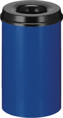 Produktbild von Feuerlöschender Papierkorb 20 Liter - Blau, Schwarz