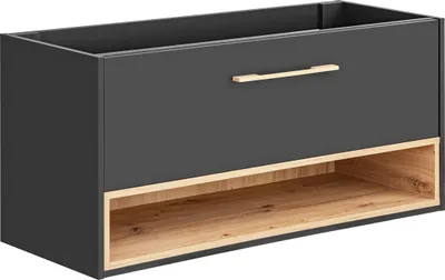 Produktbild von Badezimmer Waschbeckenunterschrank BURBON 120cm Graphit matt