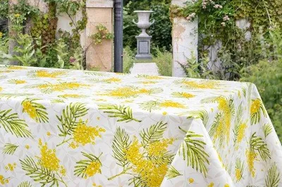 Immagine prodotto di Tovaglia impermeabile gialla, 1 pezzo