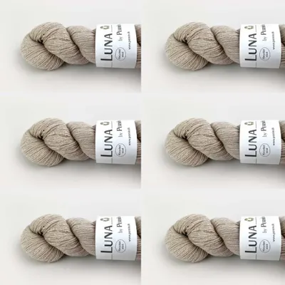 Produktbild von 6x Luna by Permin – 100% Recycelte Schurwolle (Mulesing-frei & ) (21 sand)