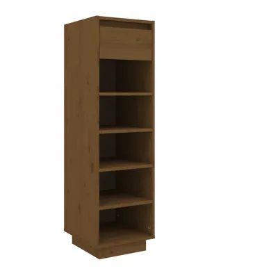 Zdjęcie produktu dla vidaXL Stojak na buty miodowy brąz 30x34x105 cm lite drewno sosnowe