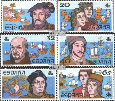 Produktbild von Briefmarken Spanien 1987 Mi 2799-2804 (kompl.Ausg.) postfrisch Amerika