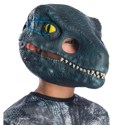 Zdjęcie produktu dla Jurassic World - Dinozaur Velociraptor Blue - Maska dla dzieci