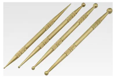 Produktbild von Massagestäbchen aus Messing 4er Set