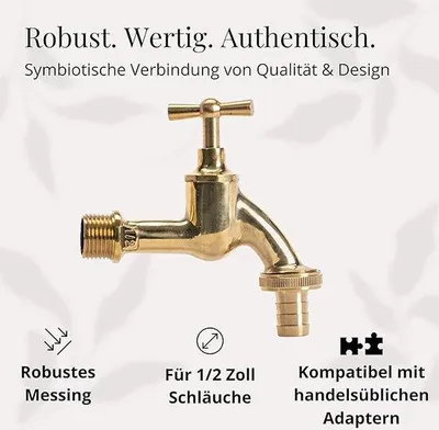 Produktbild von Gartenschlauchzubehör, Wasserhahn, Außenwasserhahn, Gartenwasserhahn