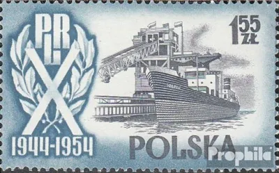Produktbild von Briefmarken Polen 1954 Mi 895 gestempelt 10 Jahre Polen