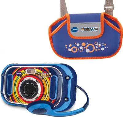 Zdjęcie produktu dla VTech 80-163594 VTech Kidizoom Touch 5.0 blau + Tasche