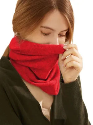 Produktbild von Prettystern Damen Kaschmir-Wolle Loop Schal Schal Herbst Winter Cashmere Schlauc