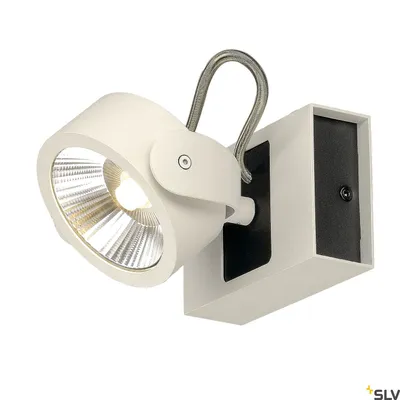 Image de KALU LED 1 applique et plafonnier, blanc/noir, 3000K, 60