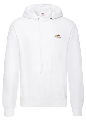 Produktbild von Fruit of the Loom Kapuzen-Sweat mit kleinem Vintage-Logo Farbe: weiß - Vintage-Logo klein Größe: 2XL