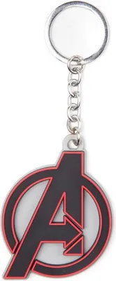 Produktbild von Avengers - Logo Rubber Keychain Multicolor