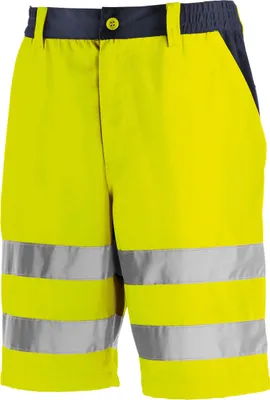 Produktbild von TEXXOR Warnschutz Shorts ERIE Bermuda Gr. 52 gelb/navy