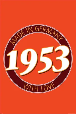 Produktbild von Geburtstagsposter - Poster - 1953 - Germany