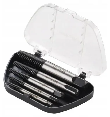 Produktbild von Verkatto Schraubenausdreher Set für abgerissene Schrauben 5-teilig M3-18