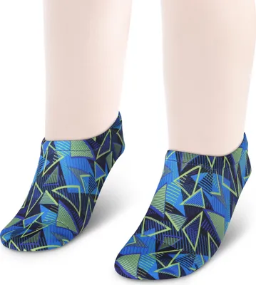Produktbild von Aqua Schuhe in verschiedenen Größen (18-20 - 33-35) atmungsaktive Schwimmschuhe für Kinder in verschiedenen Designs, Strandschuhe Dreieck 18-20