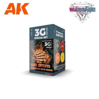 Produktbild von AK Interactive Wargame Color Set Lava Effects