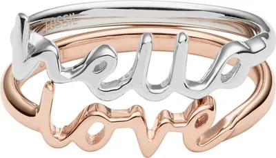 Produktbild von Fingerringen Fossil Silber 16  Kollektion Sterling Silver - frau